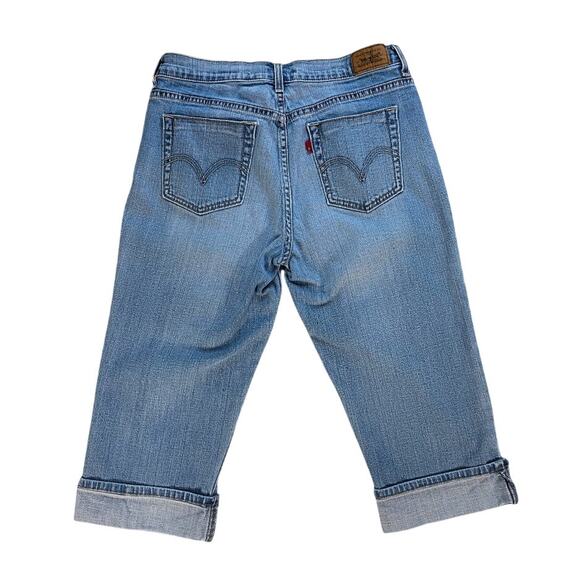 Women's Levis Denim Capris 515 Size 8 - Picture 1 of 5